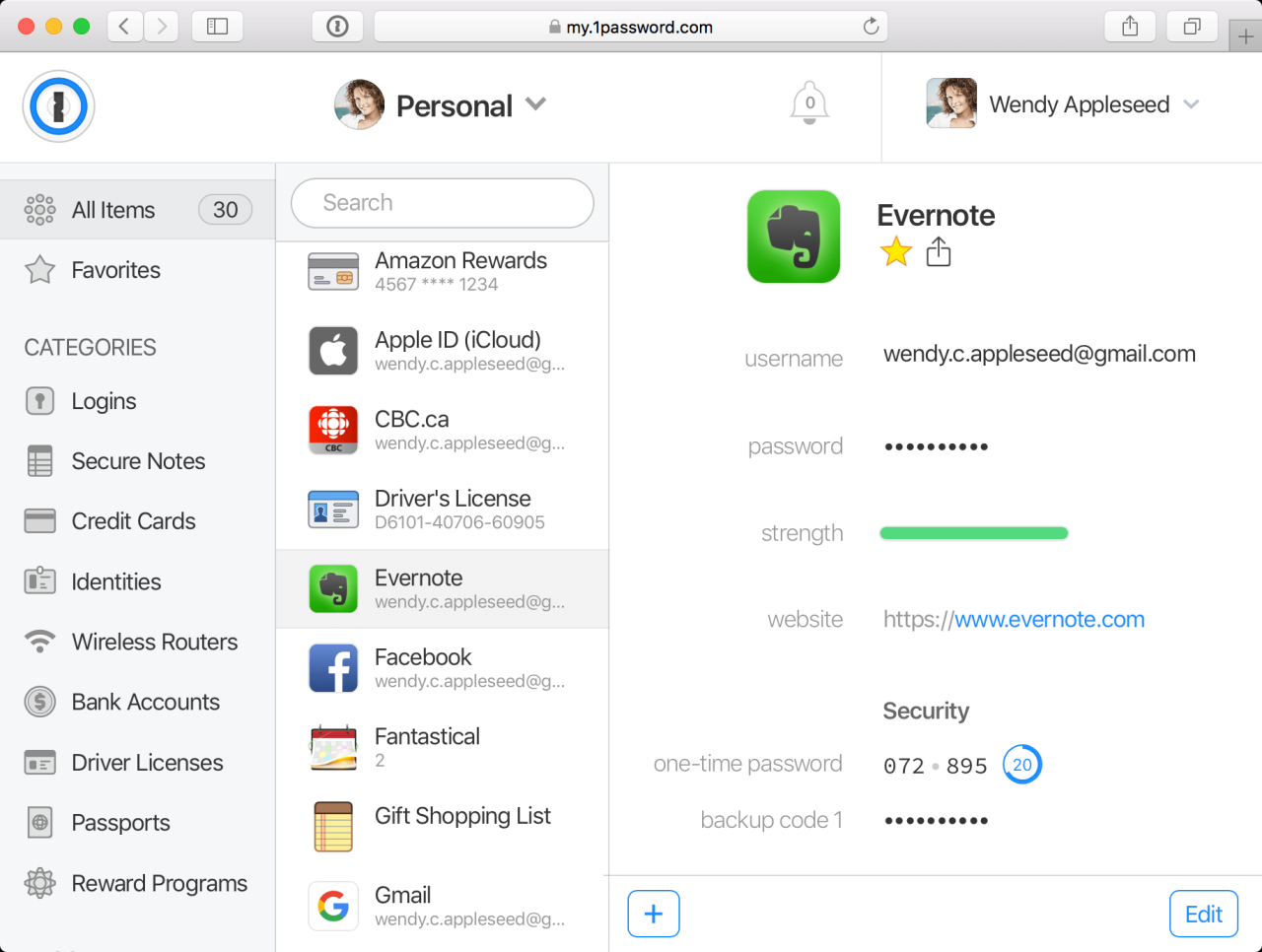 Enterprise password storage software