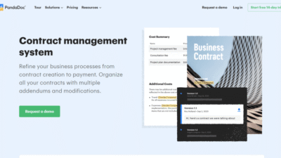 Contract management software for insurance companies