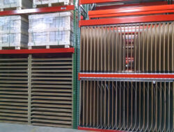 Laminate storage racking for efficient organization