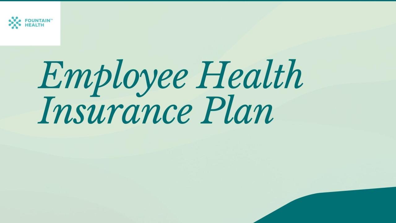 Employee healthcare plan