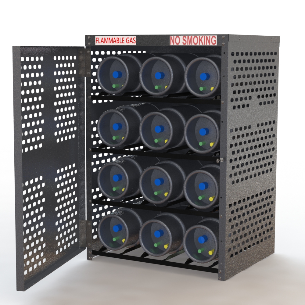 Cage propane 5lb forklift aluminum cabinet cylinder gas steel Cage propane 5lb forklift aluminum cabinet cylinder gas steel