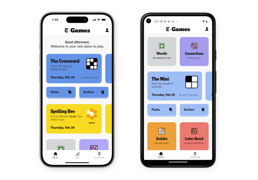 Nyt gift games subscription