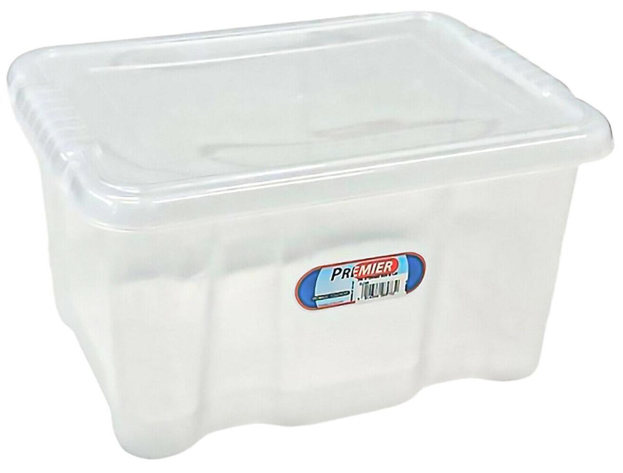 Clear storage boxes 26 x 16 x 14