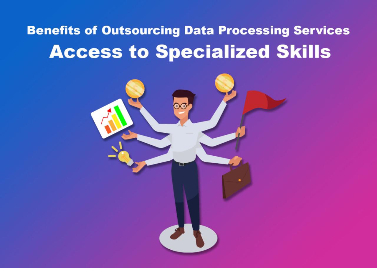 Outsourcing data management and storage