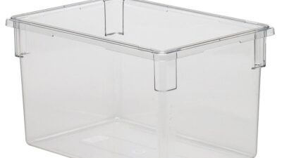 Clear storage boxes 26 x 16 x 14