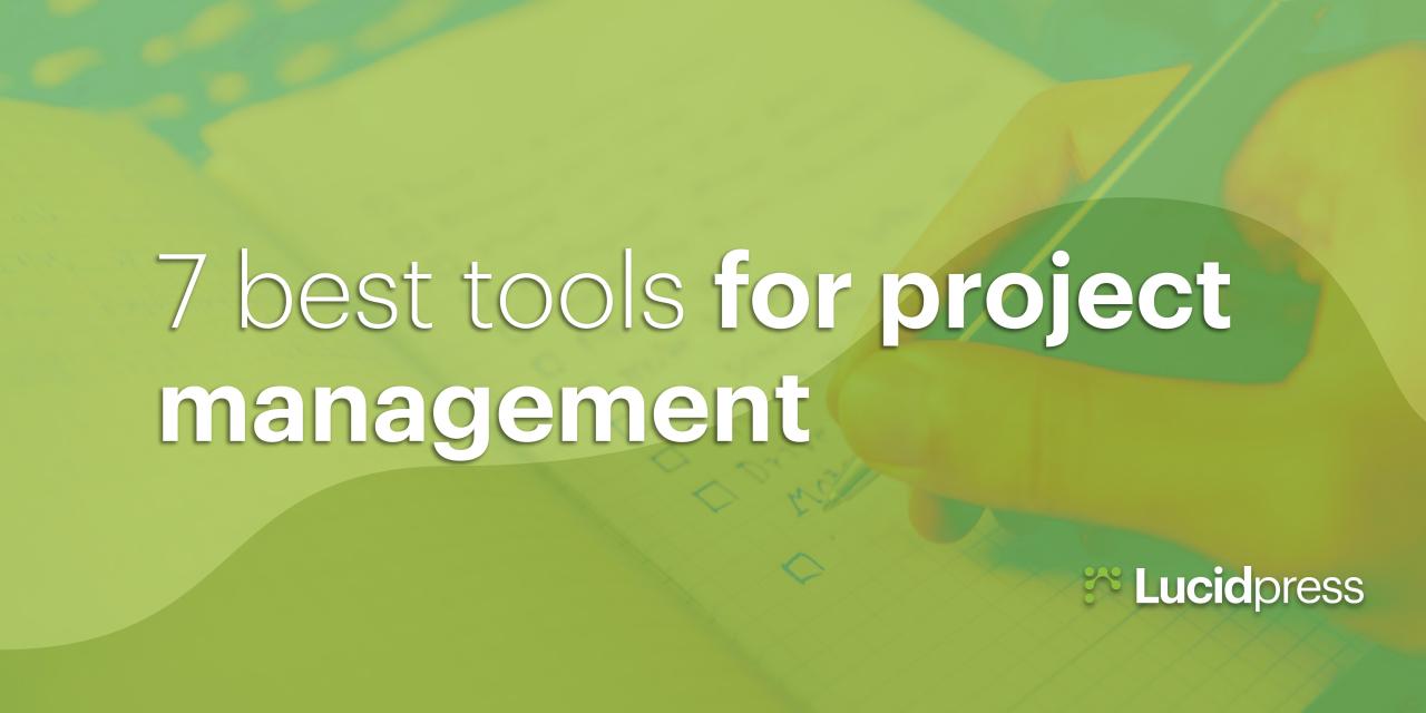 Management tools for project management