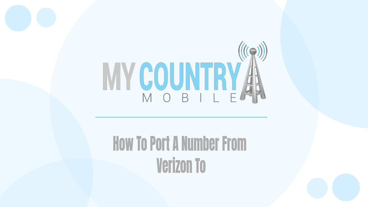 Verizon phone number port