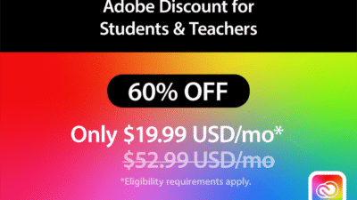 Adobe cloud education discount