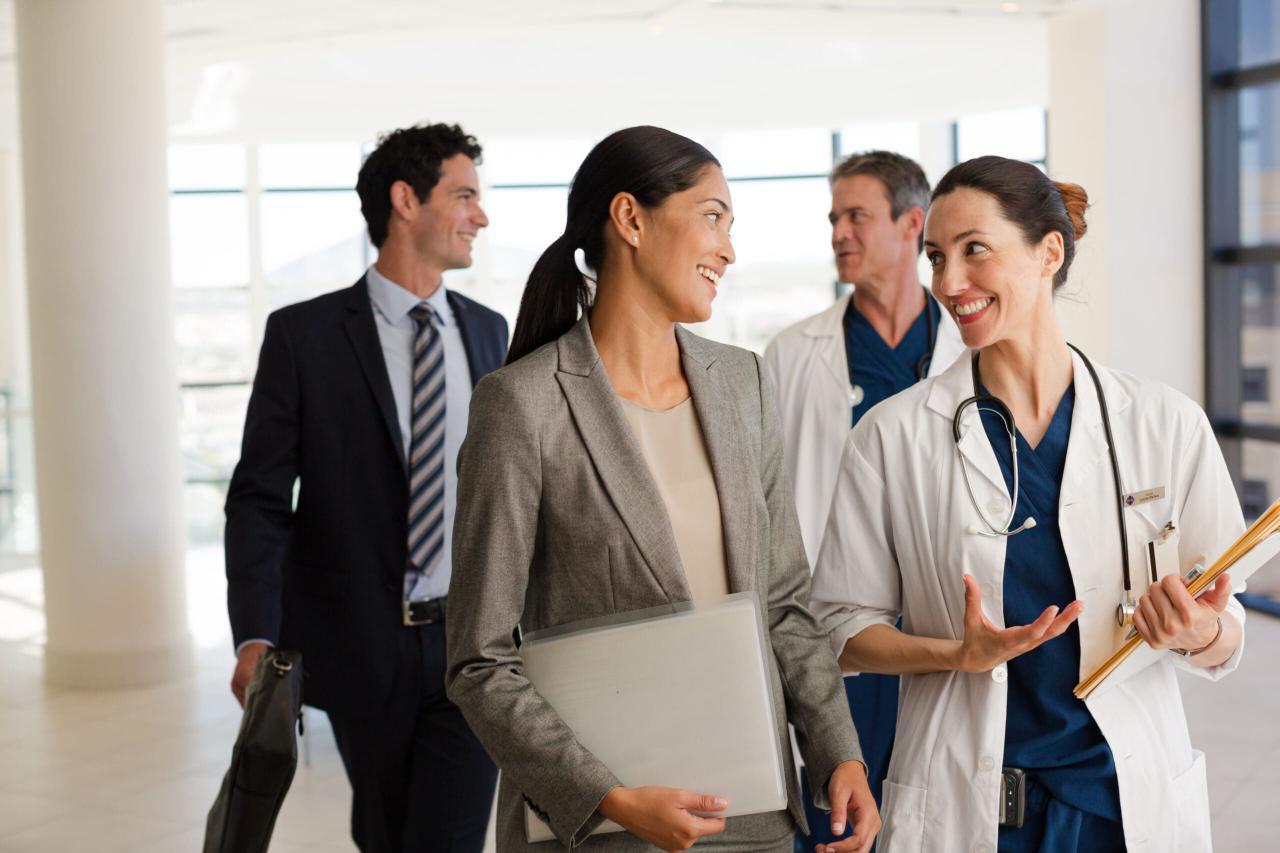 Staff healthcare environment medical employees patients