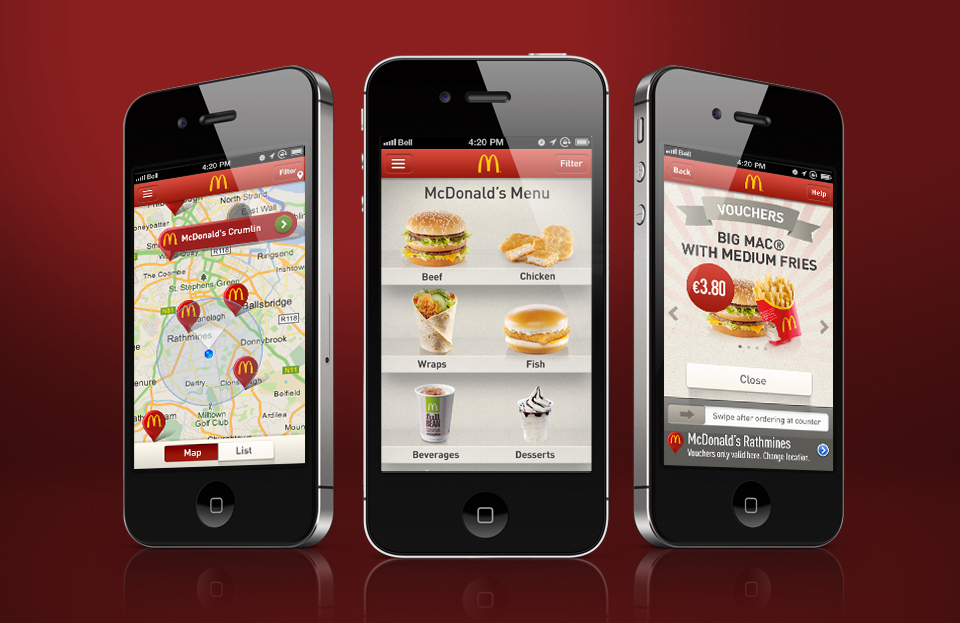 Mcdonalds finder app