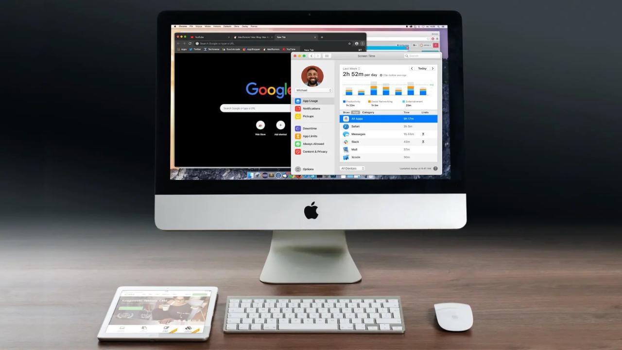 Google app on macbook