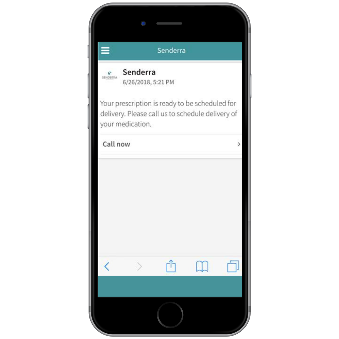 Senderra specialty pharmacy phone number