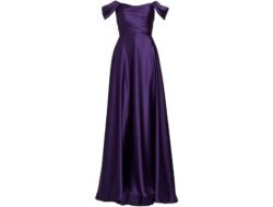 AMSALE Satin One Shoulder Gown Exquisite Elegance