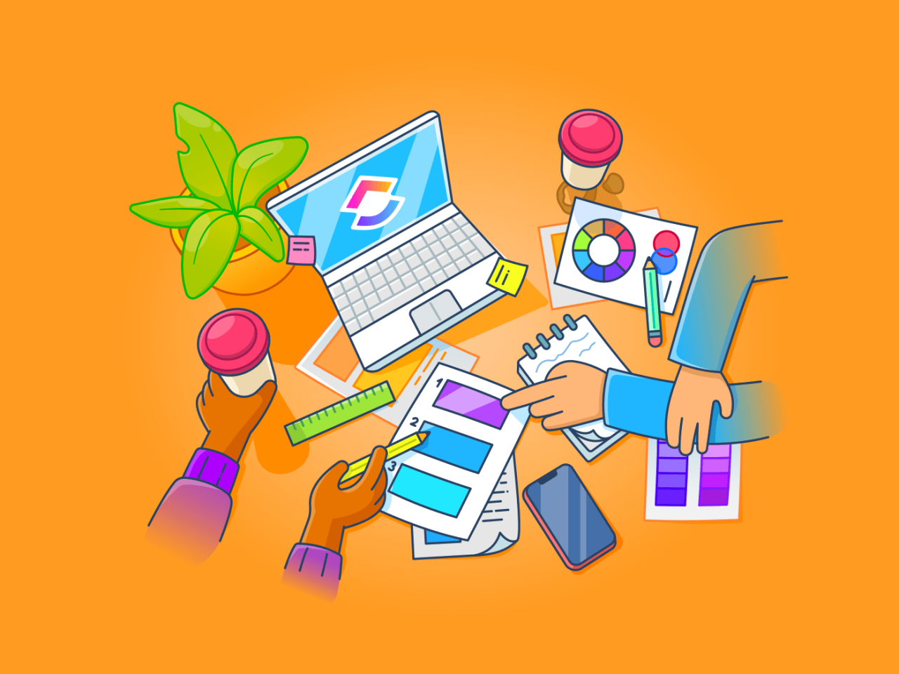 Project management tool for creatives