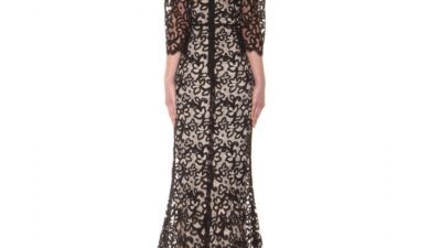 Dolce & Gabbana Lace Gown Exquisite Elegance