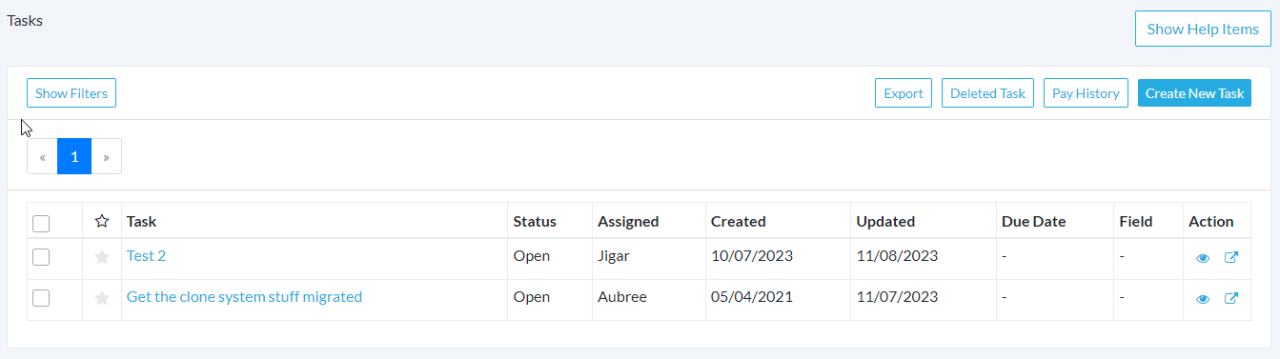 Healthcare task management
