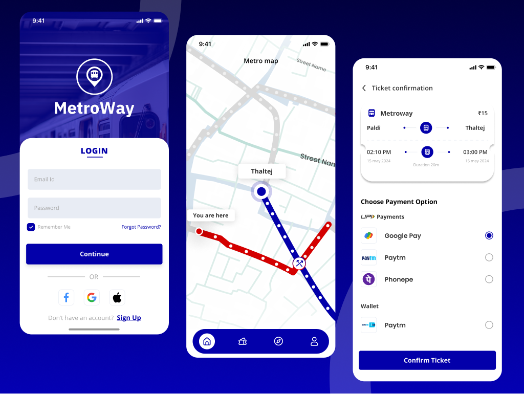 Metro internet app
