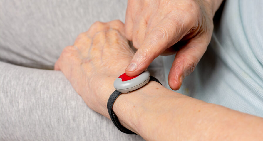 Medical alert device for elderly