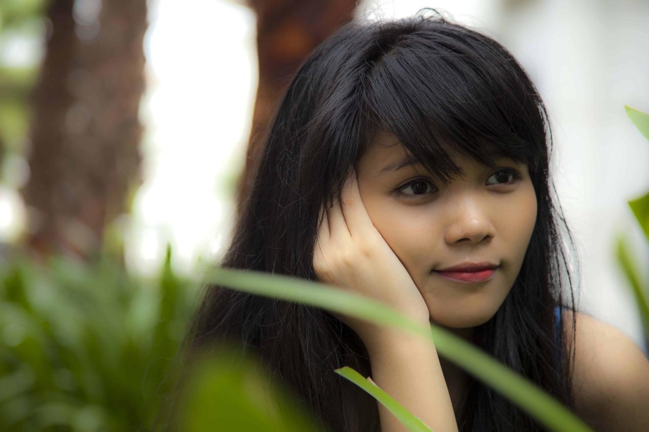 Foto gratis: donna, natura, viso, persona bella, ritratto,