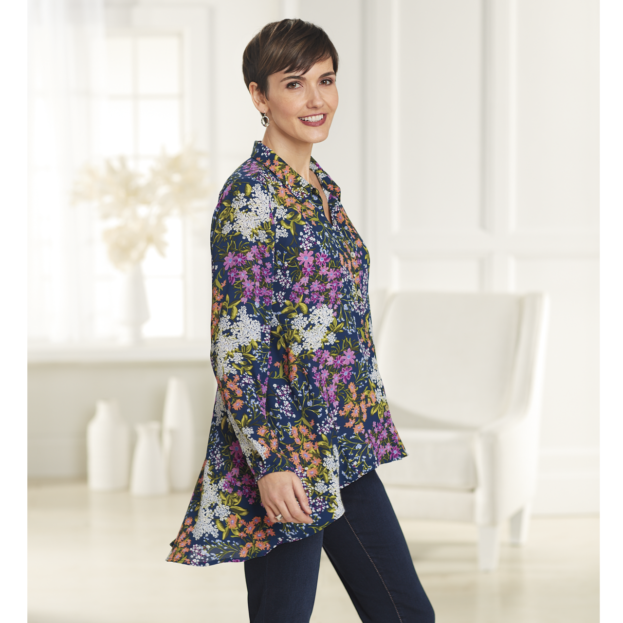 Fluid Bouquet Blouse - NorthStyle Women's Fashions | Fashion, Stylish ...