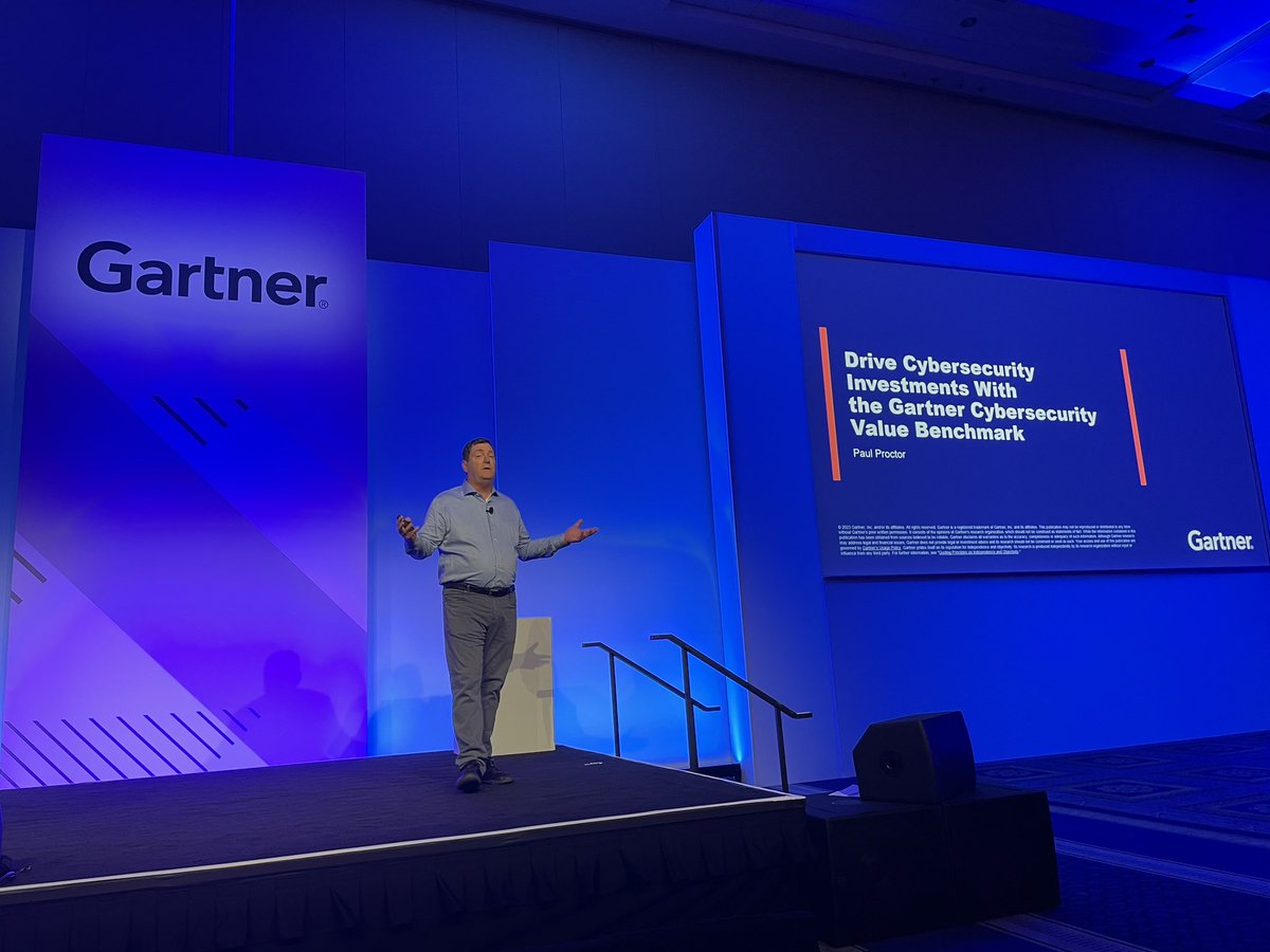 Gartner cybersecurity business value benchmark