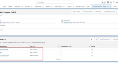 Price books in salesforce