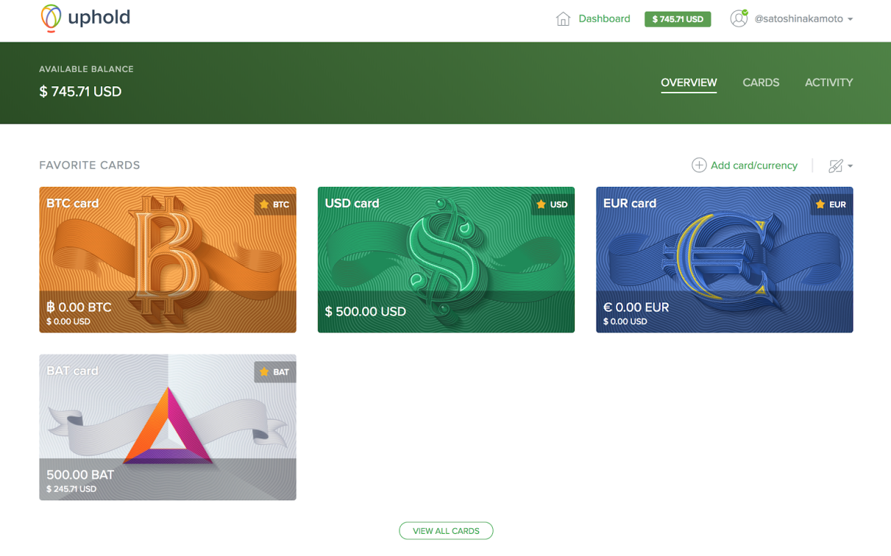 Is uphold a wallet or exchange