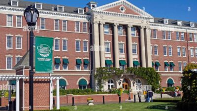 the Culinary Institute of America building in Hyde Park NY Stock Photo ...